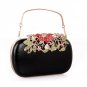 Evening Clutch Bags New PU Diamond Floral Hasp Wedding Purse Tote Wrist Handbag For Women Day Clutch