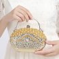 100% Handmade Evening Bags Flower Women Bag Fashion Beaded Clutch Bags Designer Day Clutch Wedding B