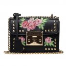 Women Leather Handbags Good Quality Women Shoulder Bag Ladies Chain Clutches Flower Women Messenger 