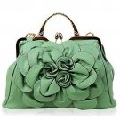 Elegant Women Leather Handbag Luxury Women Bags Floral Design Women Shoulder Bags 2017 Famous Brand 