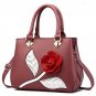 New Women Handbags Women Bag Leather Big Flower Designer Shoulder Bags Fashion Women Bags Lady Messe