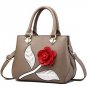 New Women Handbags Women Bag Leather Big Flower Designer Shoulder Bags Fashion Women Bags Lady Messe