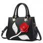 New Women Handbags Women Bag Leather Big Flower Designer Shoulder Bags Fashion Women Bags Lady Messe
