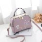 Women Messenger Bags Good Quality Women Leather Bag Ladies Flap Women Bags Embroidery Flower Clutche