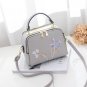 Women Messenger Bags Good Quality Women Leather Bag Ladies Flap Women Bags Embroidery Flower Clutche