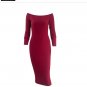 2017 New Arrival Spring Autumn European Sexy Women Off Shoulder Slash Neck Long Sleeve Knitted Sweat