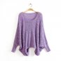 LASPERAL 2017 Knitted Sweater Women Loose Round Neck Batwing Sleeve Pullovers Ladies Spring Autumn H