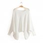 LASPERAL 2017 Knitted Sweater Women Loose Round Neck Batwing Sleeve Pullovers Ladies Spring Autumn H