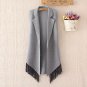 Cashmere Sweater Waistcoat Female Spring Autumn Sleeveless Wool Vest Jacket Tassel Long Cardigan Jok