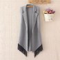 Cashmere Sweater Waistcoat Female Spring Autumn Sleeveless Wool Vest Jacket Tassel Long Cardigan Jok