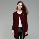 2018 Autumn New Fashion Women Long Sweater Cardigans Button Sweaters Long Sleeve Open Stitch Casual 