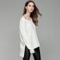 2018 Brand New Autumn Winter Women Pullovers Long Sleeve V Neck Casual Irregular Knitted Sweaters Ju