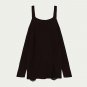 2017 Women Off Shoulder Strappy Long Sleeve Vintage Autumn Warn Casual Loose Solid Black Knitted Swe