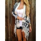 Fashion1 PC High Quality  Women Girls Autumn Winter Long Sleeve Knitted Tassel Cardigan Loose Sweate