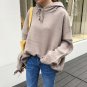 2017 Korean Style Solid College Wind Loose Hooded Casual Simple Street Long Sleeve Female Sweaters