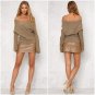 2017 Brand Designed Neck Off Shoulder knitted sweater women Winter Free size ladies\' sweaters pullo