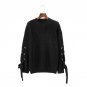Women Long Sleeve Sweaters 2017 Fashion Autumn Winter Bow Sweater Femininas Casual Loose Pullovers