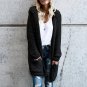 2017 Autumn Women New Basic Long Hooded Cardigans Fashion Both Sides Wear Open Front Long Sleeve Hoo
