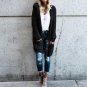 2XL XL 7 Colors Long Cardigan Sweater with Hat Autumn 2017 Women Outwear Long Sleeve Pockets Winter