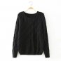 2017 Hot Autumn Winter New Women sweater Fashion Cotton Elastic Knitted Sweaters Long Sleeve o-neck 