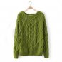 2017 Hot Autumn Winter New Women sweater Fashion Cotton Elastic Knitted Sweaters Long Sleeve o-neck 