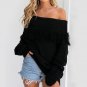 Women 2017 Slash Neck Long Sleeve Knitwear Pullover Autumn Tassel Knitted Loose Jumper Solid Casual