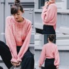 2017 Autumn Winter Womens Crew neck Long Sleeve  Knitted Sweater Tops Pullover Jumper Coat Size S-XL