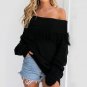 Women Off Shoulder Knitwear Tops Slash Neck Tassel Sweater 2017 Autumn Casual Knitted Long Sleeve Lo