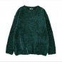 NIJIUDING thick warm turtleneck oversized chenille sweaters long sleeve winter autumn basic loose pu