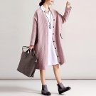 Autumn Women Long Sleeve Deep V Buttons Down Sweaters Shirt Oversized Chunky Pront Open Cardigan Jac