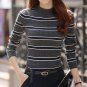 New winter women\'s striped knit shirt Slim Fit Turtleneck long sleeve sweaters Women\'s tops Fashio