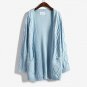 2017 spring autumn new women sweater coat thick twist sweater long section knit cardigan solid color
