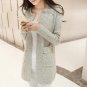 New Winter Long Cardigan Women Sweater Casual Autumn Long Sleeve Pocket Women Loose OutWear Coat ves