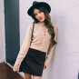 New 2017 Europe Style autumn and winter long-sleeved knit Sexy deep V straps Pullovers loose sweater