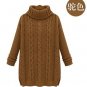 Women Sweater Winter Knitted Long Warm Sweater With Neck Women Sweater Casual Turtleneck For Women P
