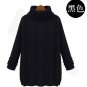 Women Sweater Winter Knitted Long Warm Sweater With Neck Women Sweater Casual Turtleneck For Women P