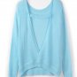 Sexy Autumn Long Sleeve Backless Thin Pullover Sweater Women JRN1049