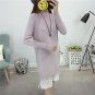 Six senses women knitting sweater 2017 New Casual cotton long knitted winter sweater pullover female