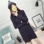 Six senses women knitting sweater 2017 New Casual cotton long knitted winter sweater pullover female