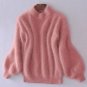 2016 new winter casual Lantern sleeve loose thick pullover female turtleneck solid ladies sweater wo