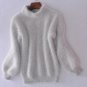 2016 new winter casual Lantern sleeve loose thick pullover female turtleneck solid ladies sweater wo