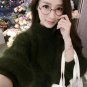 2016 new winter casual Lantern sleeve loose thick pullover female turtleneck solid ladies sweater wo