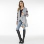 Women Cardigan Autumn Long Sleeve Irregular Female knitted Thin Sweater Loose Ladies Printed christm