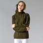 Women 2016 Winter New Slim hedging long-sleeved turtleneck solid color casual twist flower knit fema