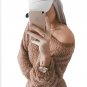 2017 Winter Women Sweaters Pullovers Solid O-neck Knitted Sweater Women Elegant Casual Pullovers War