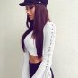 2017 Sexy Bandage Short knitting pullover Fashion lace up autumn winter sweater women Crop tops Casu