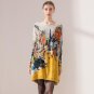 LOVESUN New 2017 Autumn Winter Long Sweater Women Loose Casual Bat Sleeves Pullover Jumper Knitted S