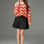 Patchwork Wave Tassel Knitted Sweater Women Soft Jumper Pull Femme 2017 Autumn Winter Plus Size Luxu