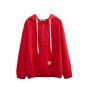 Spring Autumn Women\'s Zipper Hooded Loose Harajuku Jacket Female Cute Bomber Coat For female girls