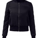 Bomber Biker Flying Jacket 6 Colors Women Autumn Winter Slim Fit Coats 2017 Long Sleeve Zipper Pilot